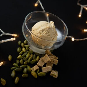Glace Pistache et pistaccio (cookie dough)
