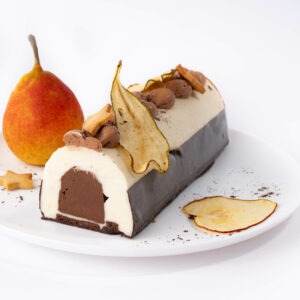 Tout en sorbet : poire et chocolat
